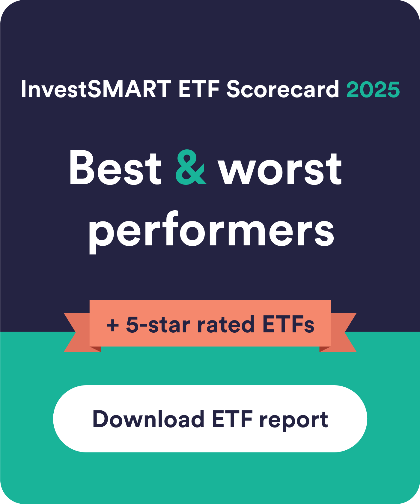 Download the InvestSMART top performing ETF report