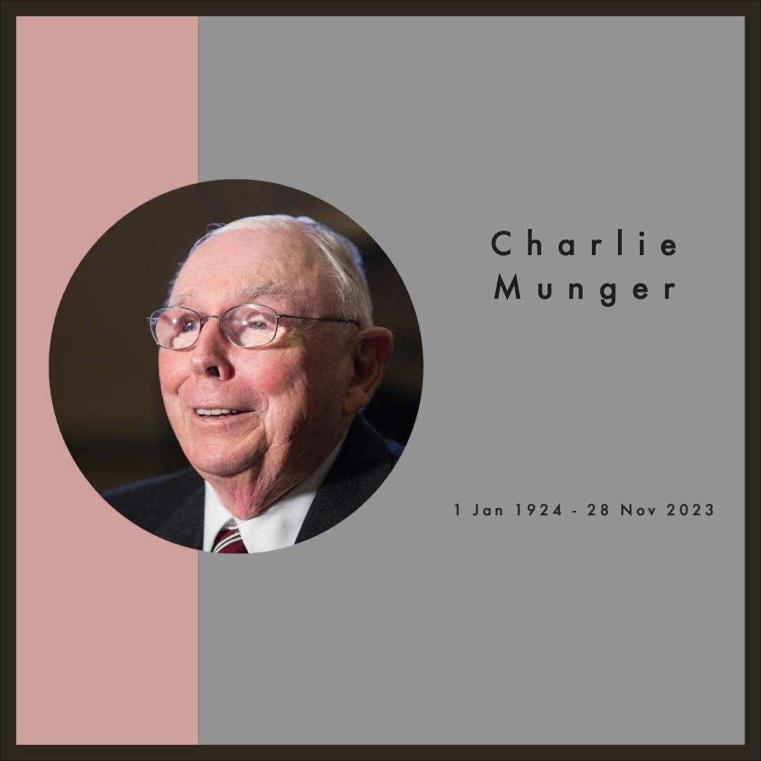The Life and Legacy of Charlie Munger - InvestSMART